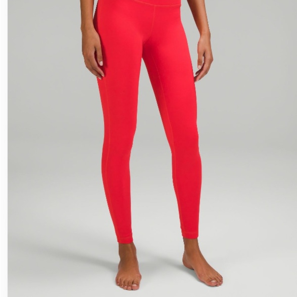 Lululemon Athletica Vibrant Red Leggings